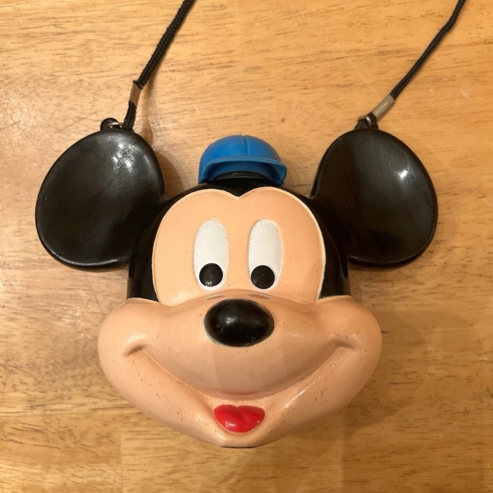 Vintage WALT DISNEY Mickey Mouse Canteen  Water Bottle MONOGRAM PRODUCTS